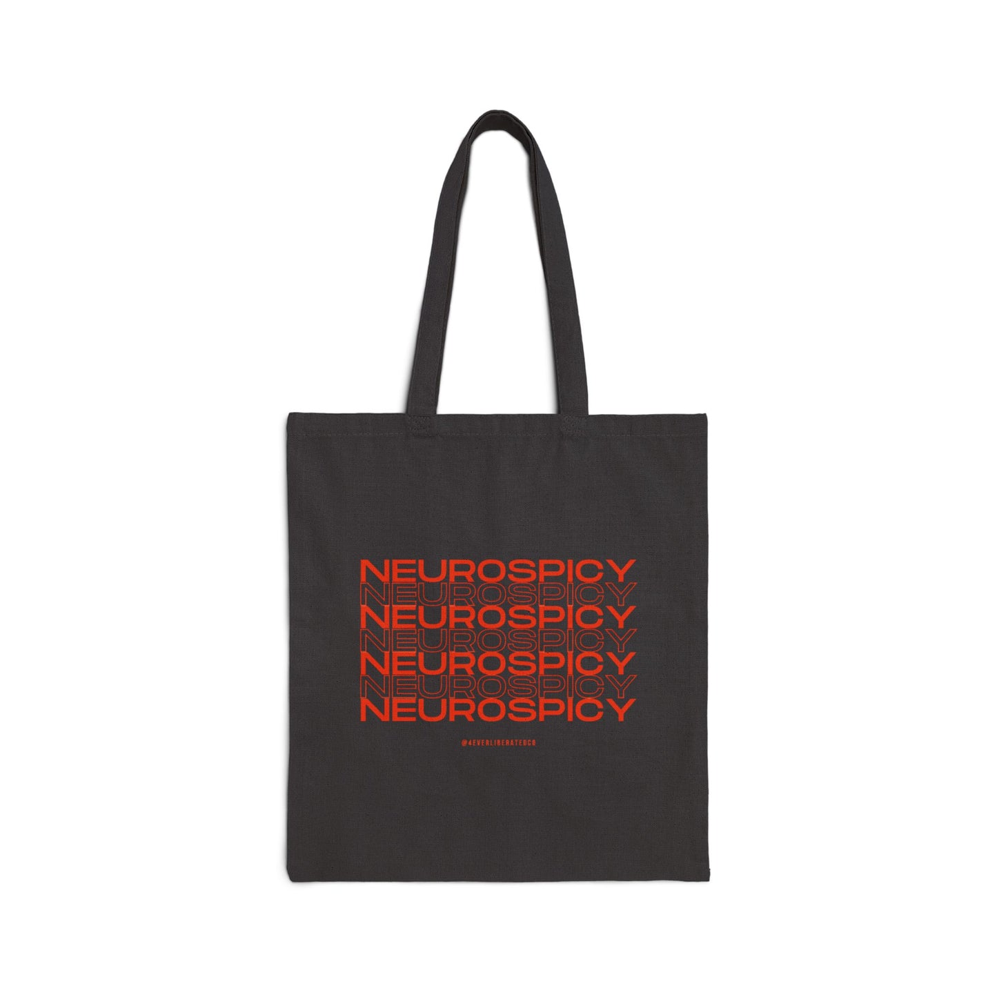 "Neurospicy" Canvas Tote Bag - Inclusive and Uplifting Gifts for Black Women