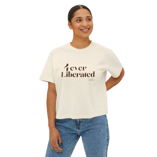4ever Liberated Signature Tee- Cream/Brown